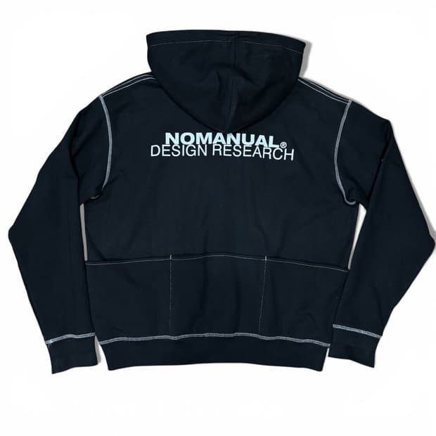 L 노메뉴얼 스티치 멀티포켓 후드집업