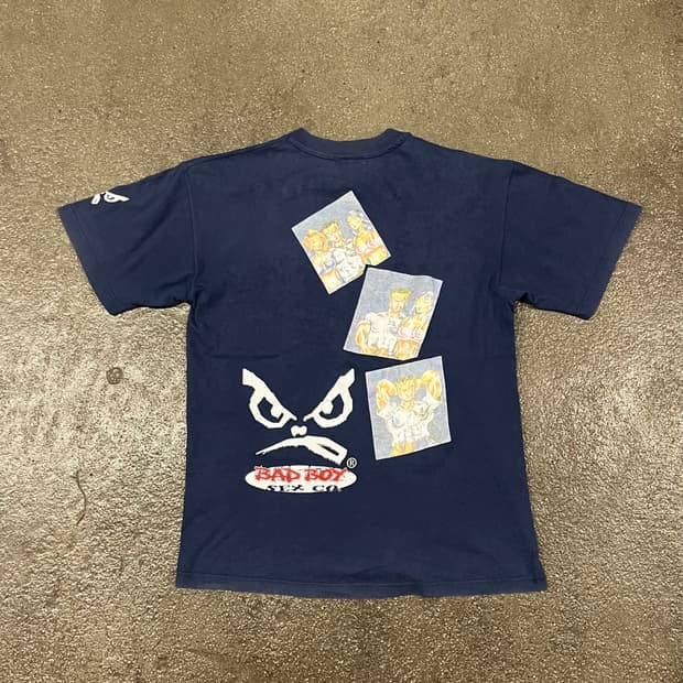 90s 배드보이 프린팅 티셔츠 (100)