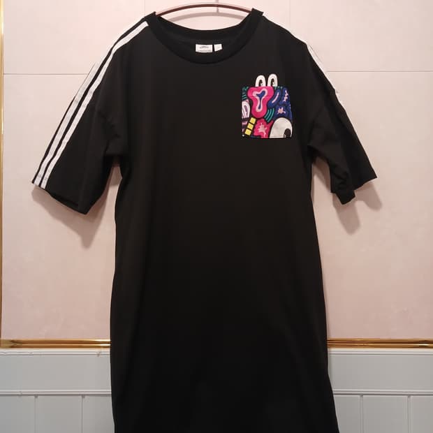 아디다스 정품 여성 반팔 원피스 S 사이즈