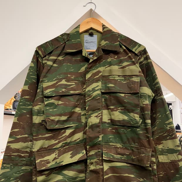 펜타곤 그리스군 BDU 리자드 카모 셔츠 자켓 (S)