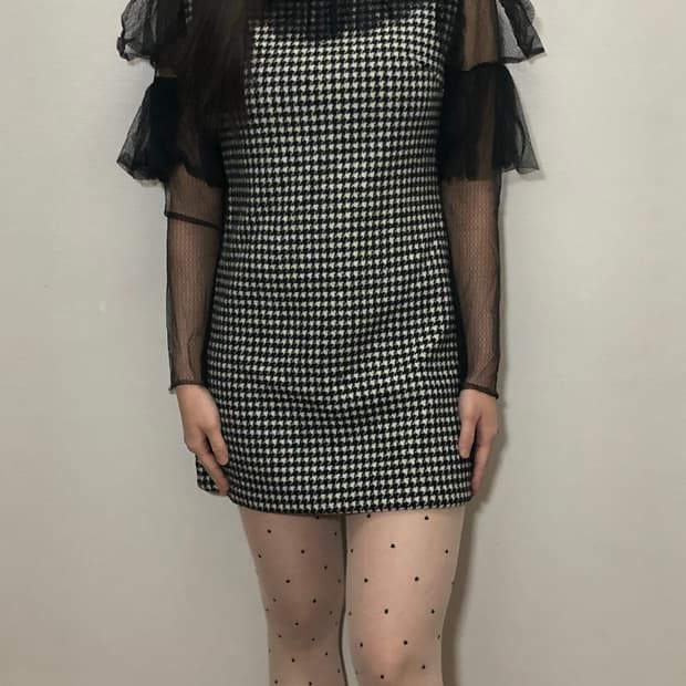 빈티지 블랙 레이스 원피스