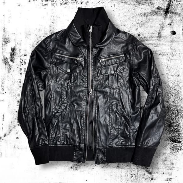 Jack Rose - Fake Leather Riders jacket