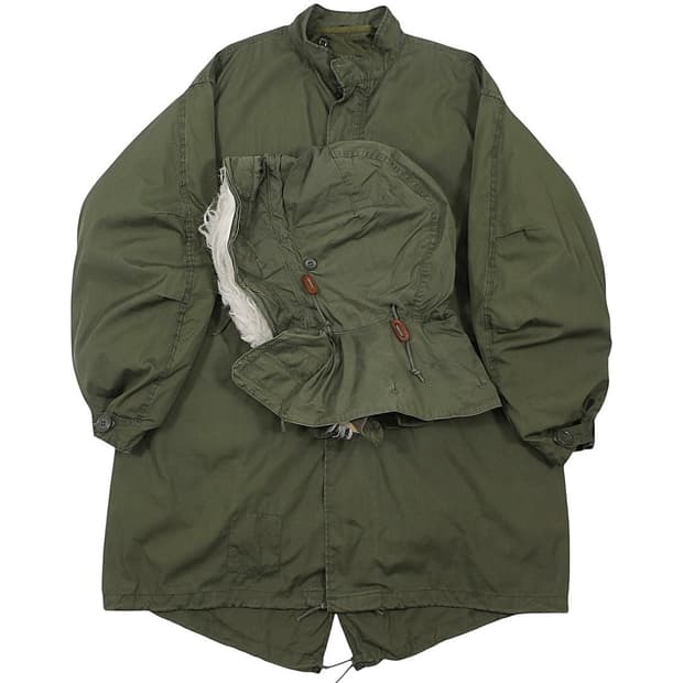 1970s US Army 미군 M-65 피쉬테일 파카 풀세트 개파카