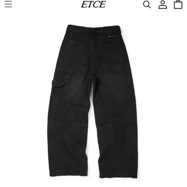 (새상품) ETCE BASE 카펜터 데님 팬츠 LONG(L)
