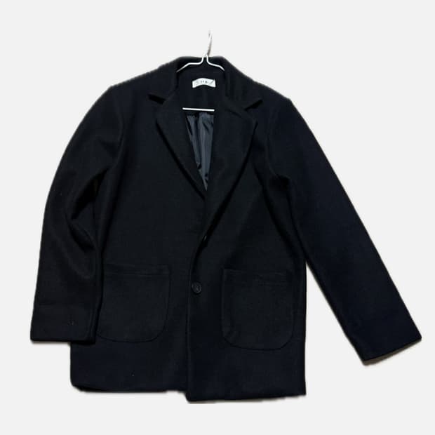 모직 블레이저 자켓 블랙