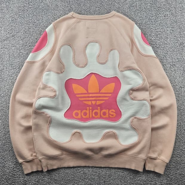 아디다스 아플리케 커스텀 맨투맨 스웻 셔츠 ( 105 ) / 11539