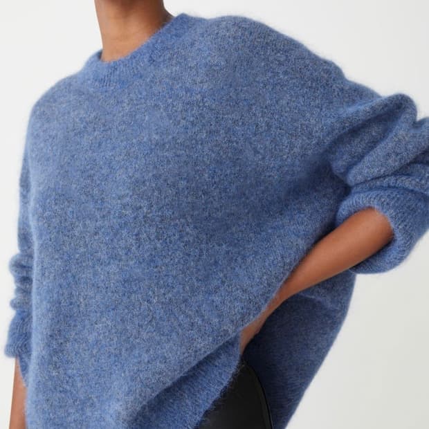 앤아더스토리즈 모헤어 루즈핏 니트 스웨터 미착용 M-L