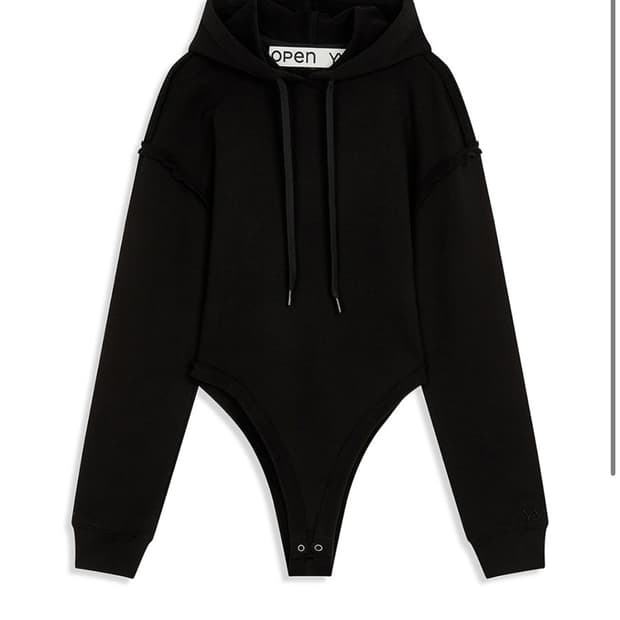 Open yy bodysuit black