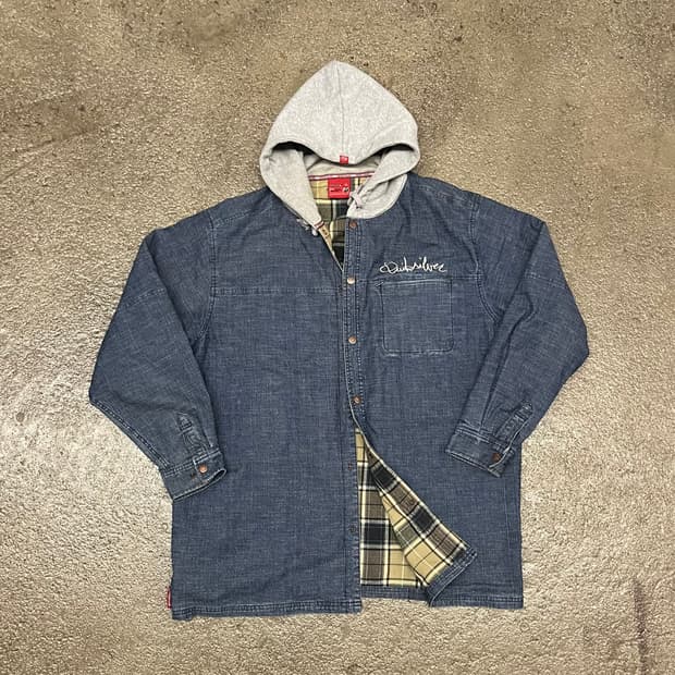00s 퀵실버 데님 레이어드 셔츠 (110)