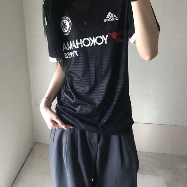 아디다스 요코하마 축구티셔츠