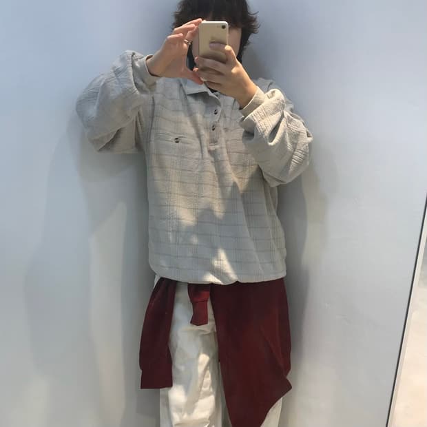 빈티지 테리 카라 긴팔티