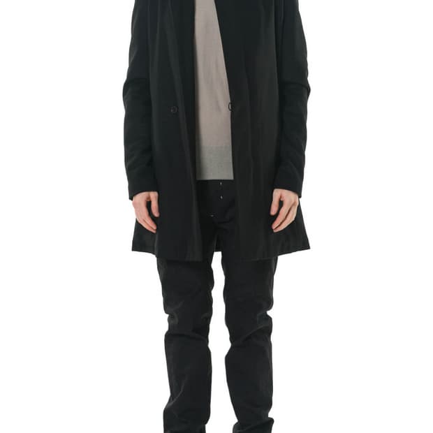 M.A+ Vertical Pockets Fitted Long Jacket