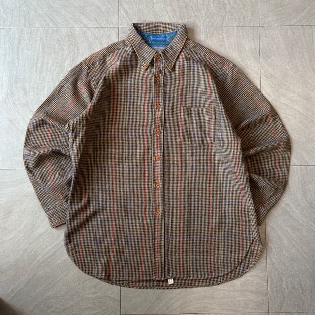 80s Pendleton 80년대 미국 생산 펜들턴 체크 울 셔츠