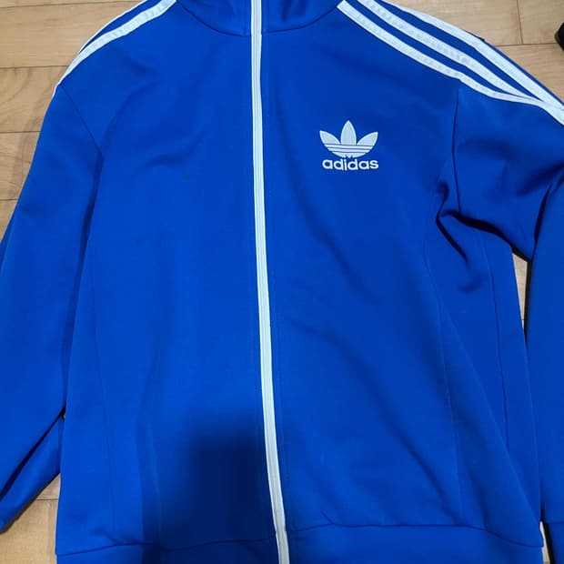 아디다스 파이어버드 져지 파랑 트랙탑 져지 