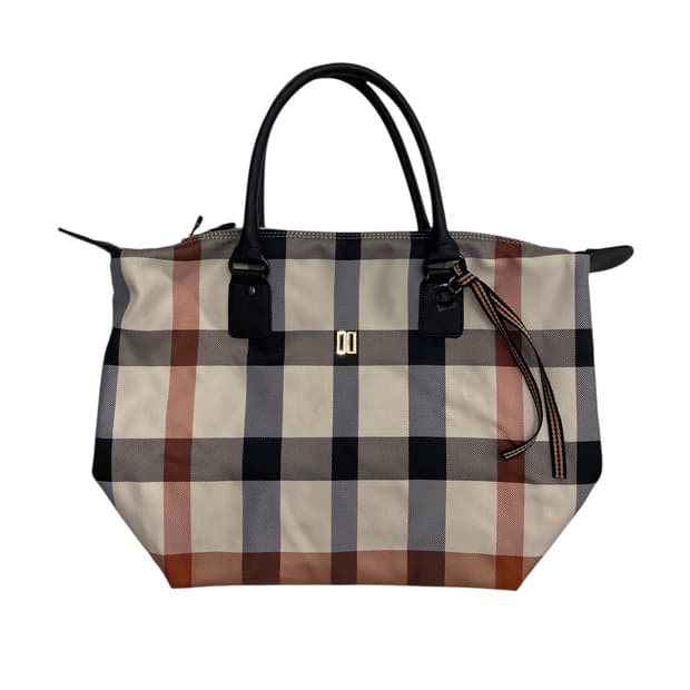 닥스 체크 카바스 토드백