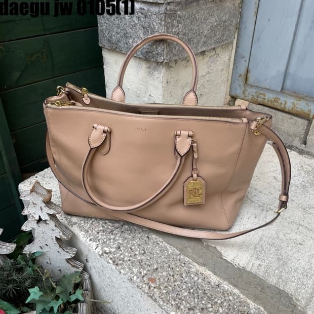 폴로 랄프로렌 레더 숄더백