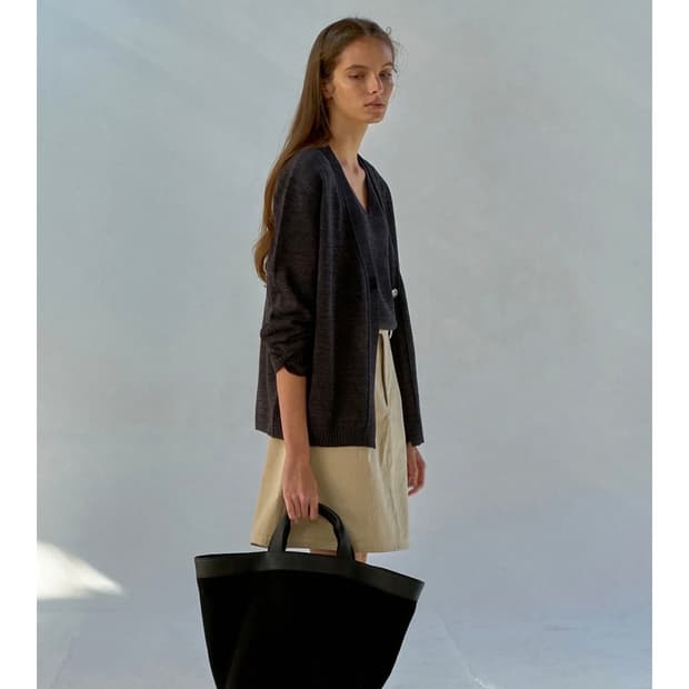(마지막가격) 낫띵리튼 1967 tote bag-Small (Black)