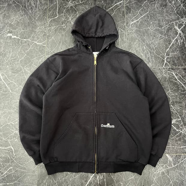 칼하트 90s 오버사이즈 써멀 후드집업
