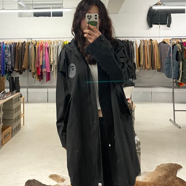 BAPE saru fishtail parka 베이프 사루 피쉬테일 파카