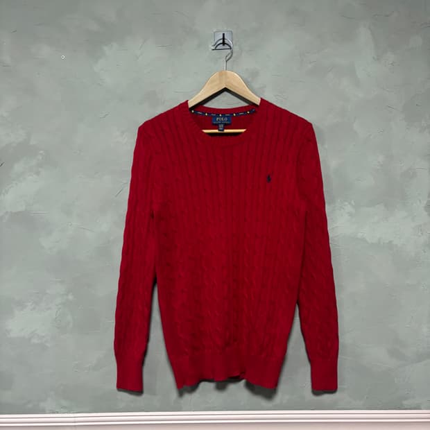 폴로 랄프로렌 신형 꽈배기 니트