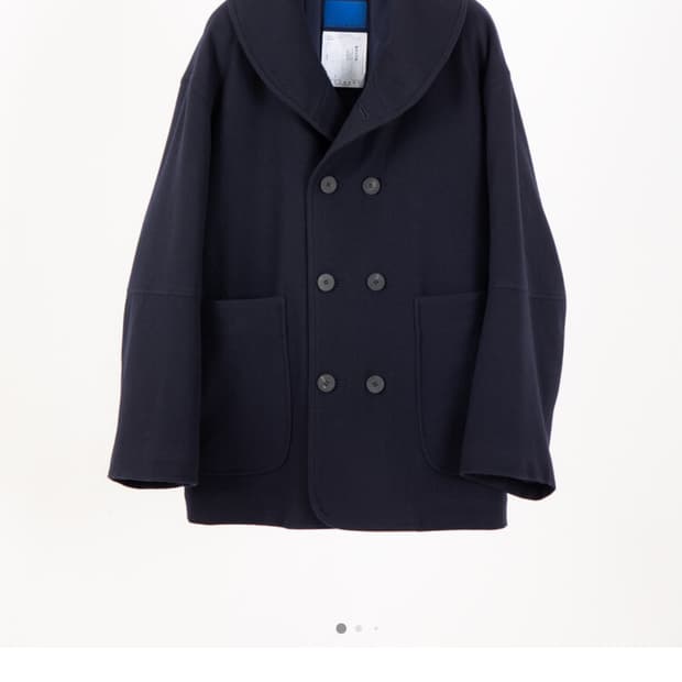 도큐먼트 document 라이트 울 패디드 피코트