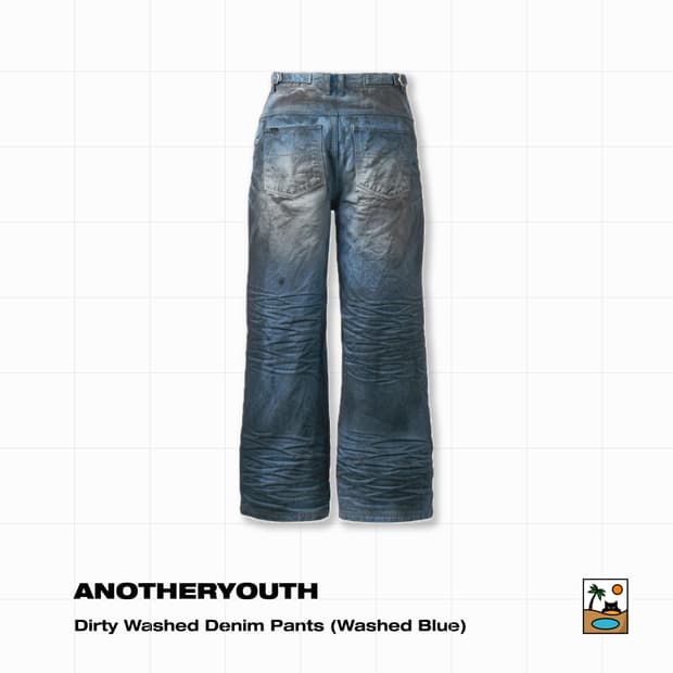 Dirty Washed Denim Pants | 후루츠패밀리