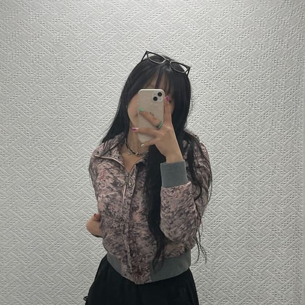 MLB 올드스쿨 빈티지 딸기우유 덕다운 숏패딩 90 C06601