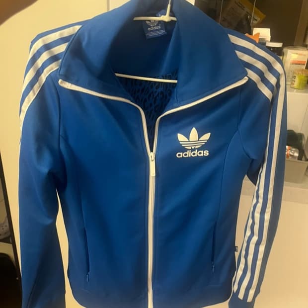 아디다스 파란 져지