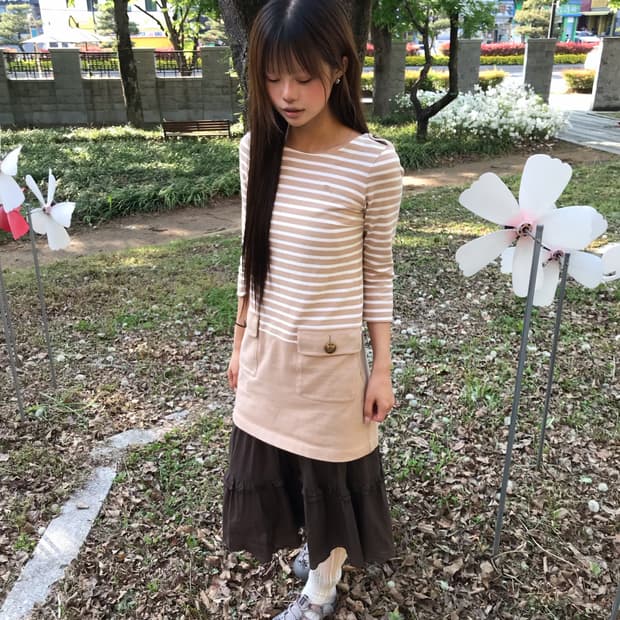 burberry striped dress