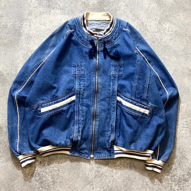 [F] 90s Vintage 빈티지 데님 집업 봄버자켓