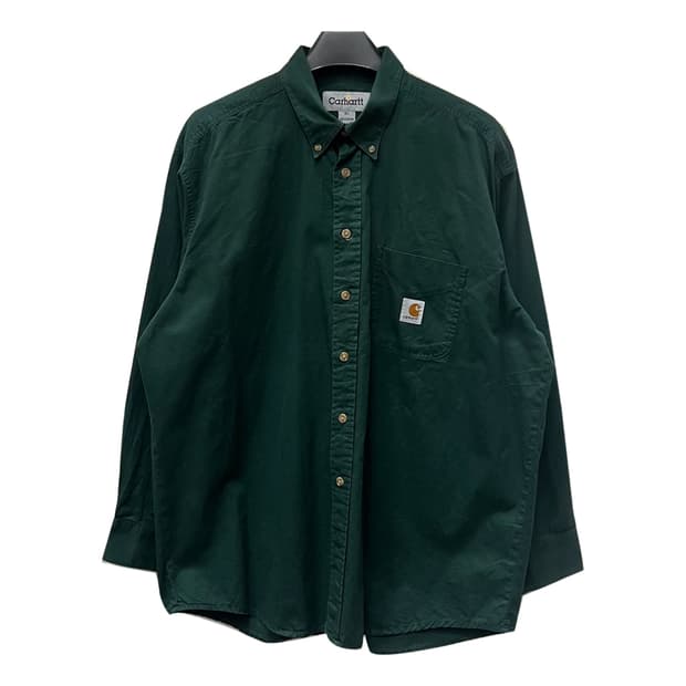 칼하트 리메이크 그린 긴팔 셔츠 남방 XL