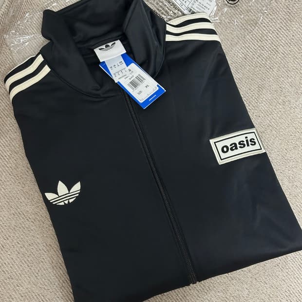 (XL)아디다스 오아시스 져지 트랙탑 블랙