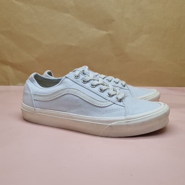 반스 올드스쿨 화이트 여성스니커즈240