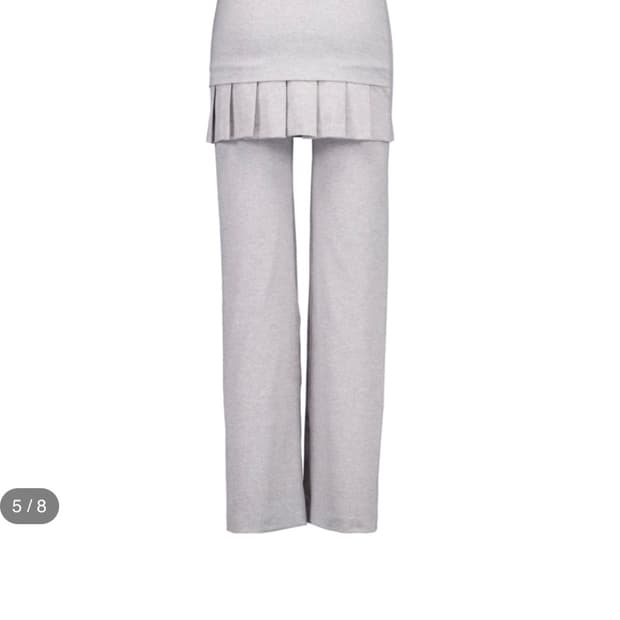 구함)STRETCHING PLEATS PANTS GRAY/스트레칭 플리츠