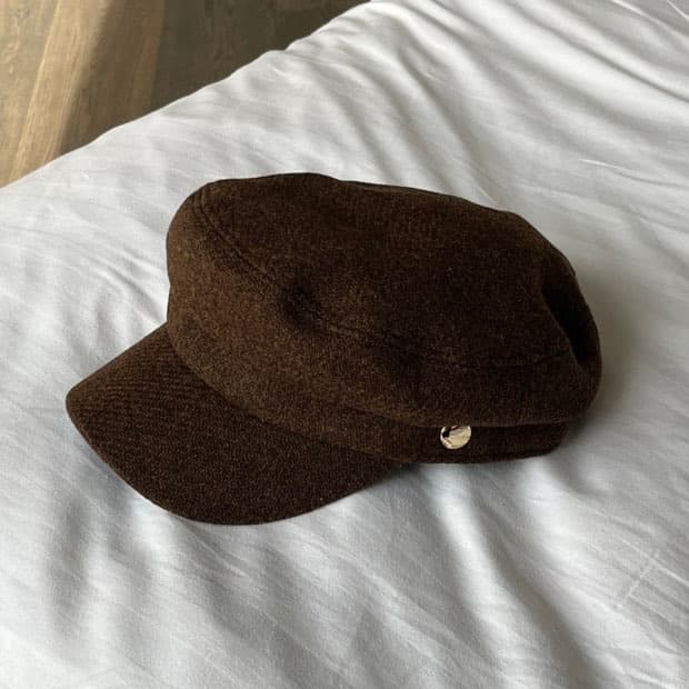 르베이스먼트 Scott Wool Margot Hat - 브라운
