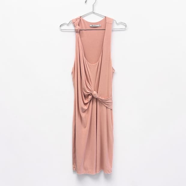 T by ALEXANDER WANG knot detail dress