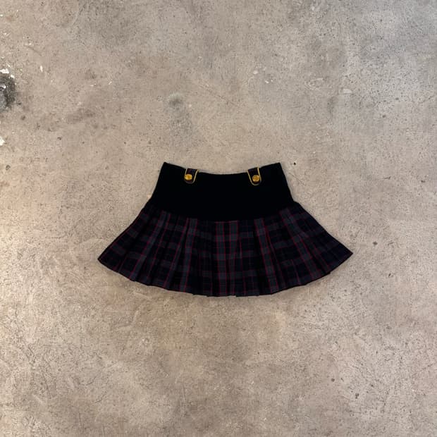 리버시블 플리츠 스커트