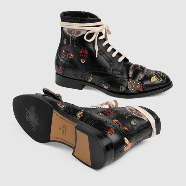 구찌 꿀벌 자수 부츠 8 (265-270)