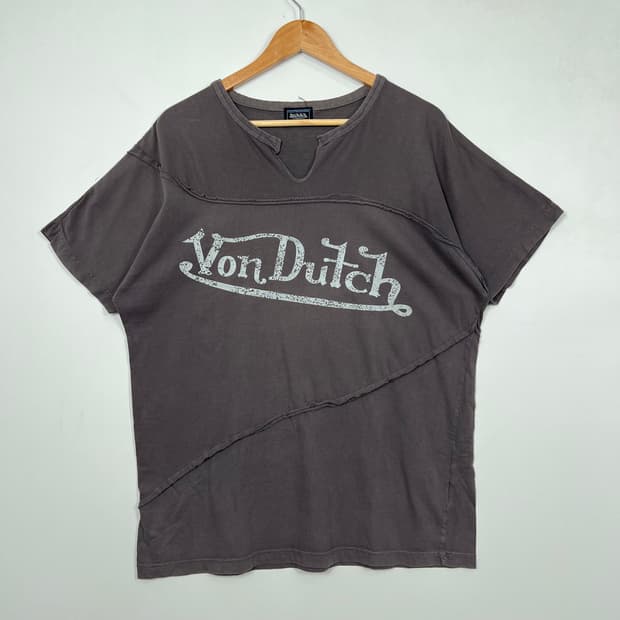 Von Dutch 본더치 Y2K 그런지 반팔티