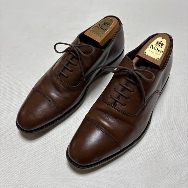 (7) Loake 로크 ALDWYCH 브라운 카프 옥스퍼드 슈즈