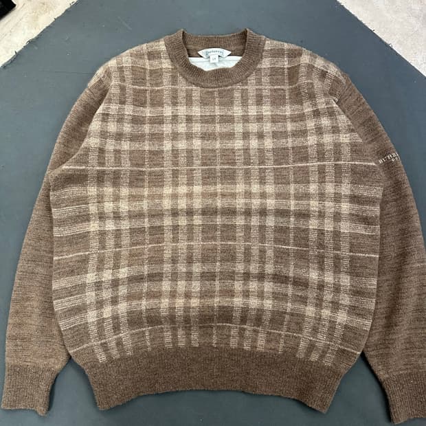 Burberrys golf wool knit 