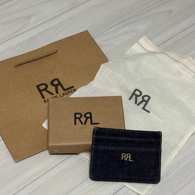 [OS] RRL 인디고 데님 카드 홀더