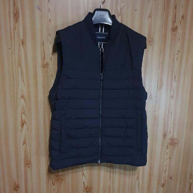 헤지스 패딩 조끼 100