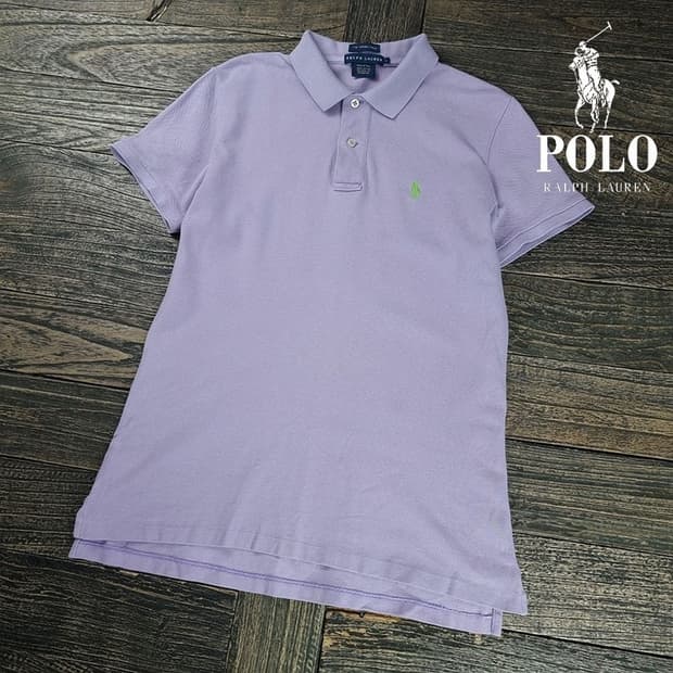 [폴로 랄프로렌] 포니 로고 자수 카라티 바이올렛 M20238