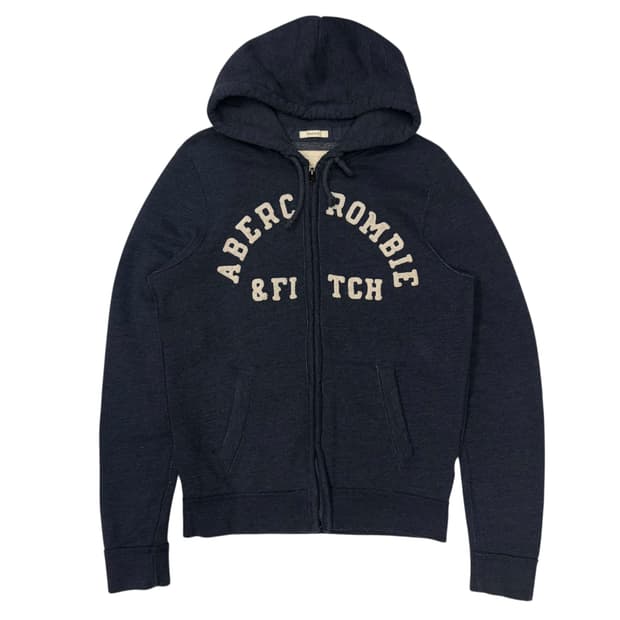 아베크롬비 y2k 네이비 차콜 후드집업 S