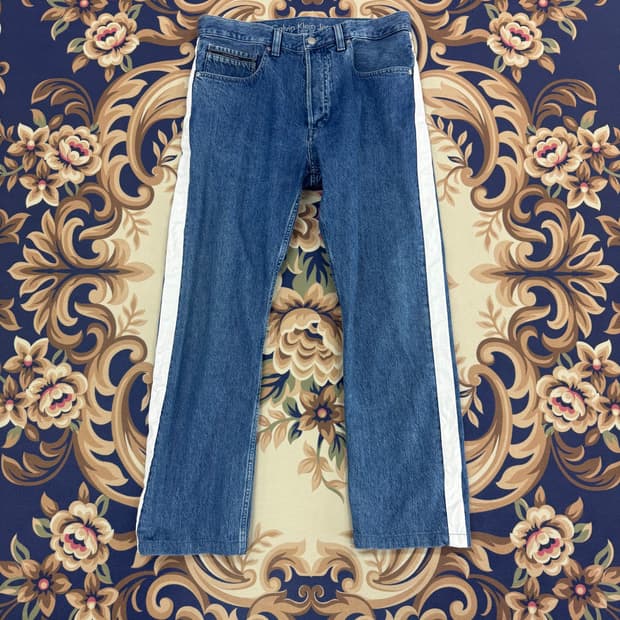 (34)캘빈클라인 Calvinklein 사이드라인 데님팬츠