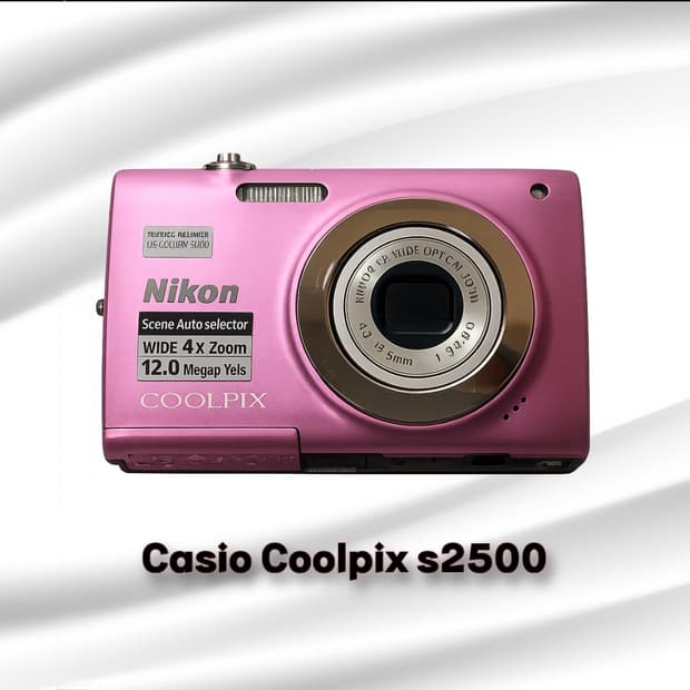 니콘 쿨픽스 S2500 딸기우유 색상