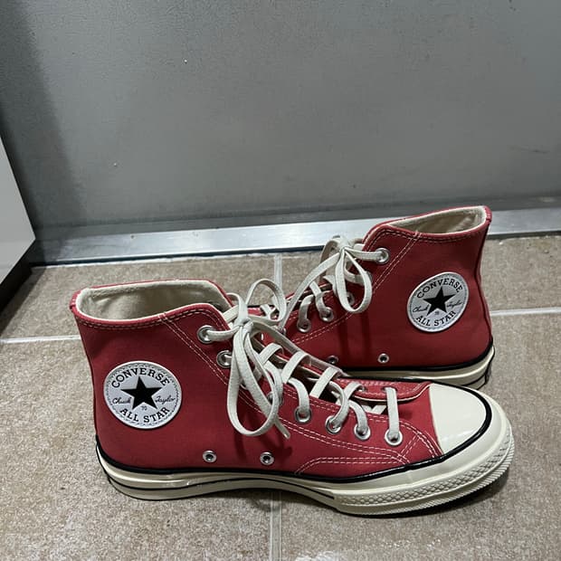 ‼️고무끈 포함) 컨버스 척테일러 70 하이 루바브파이