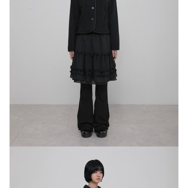 플레이업 레이어드 스커트
