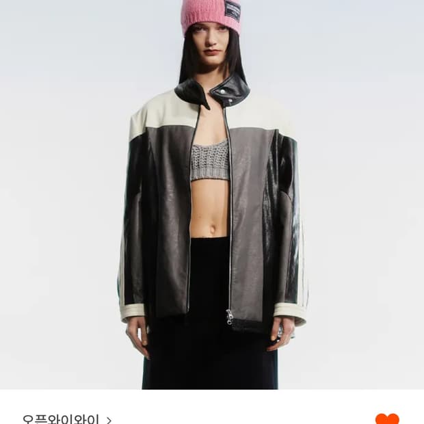오픈와이와이 biker jacket